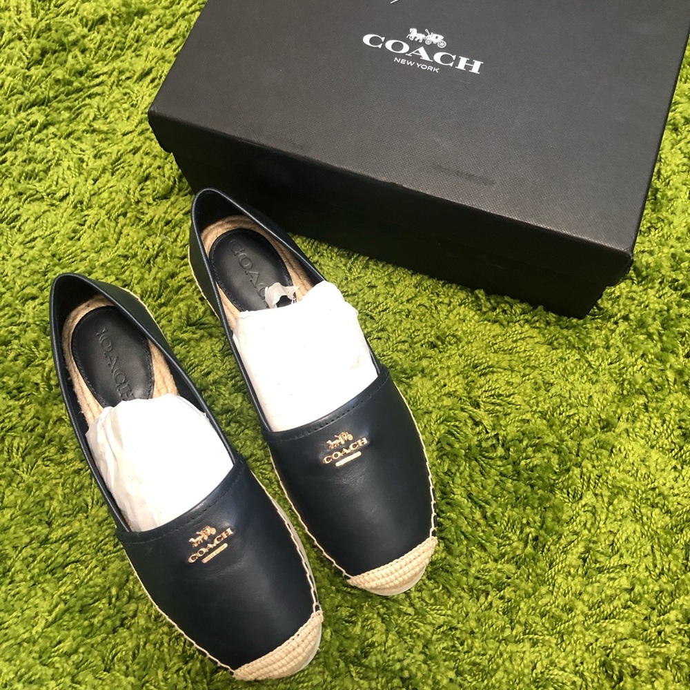 Brand new! Coach RYE NAPPA ESPADRILLE Sz7